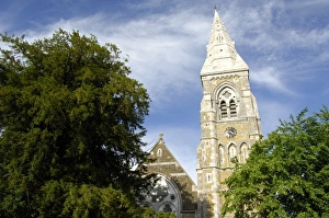 Killarney Prints: Europe, Ireland, Killarney. Gothic style St. Marys Church of Ireland, c. 1870