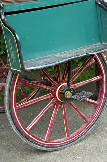 Wagon Prints: Europe, Ireland, Killarney. Traditional vintage Jaunting Cars. THIS IMAGE RESTRICTED