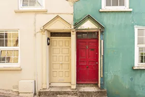 Kinsale Prints: Europe, Ireland, Kinsale. Exterior of colorful buildings