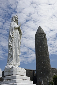 Observation Prints: Europe, Ireland, Mayo, Turlough. The Turlough Round Tower, a national monument dating