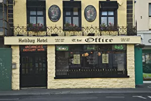 Europe, Ireland, Salthill. Exterior of pub and hotel. Credit as: Dennis Flaherty