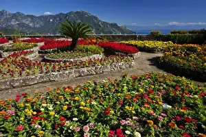 Images Dated 7th October 2010: Europe; Italy; Amalfi Coastline; Ravello; View of the Villa Rufolo in Ravello, Italy