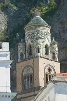 Images Dated 7th May 2005: Europe, Italy, Campania, (Amalfi Coast), Amalfi: Saint Andrea Cathedral Tower / Morning