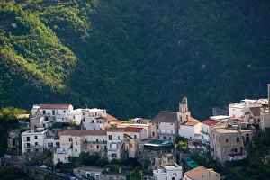 Images Dated 7th May 2005: Europe, Italy, Campania, (Amalfi Coast), Ravello: View of AGEROLA village from Ravello