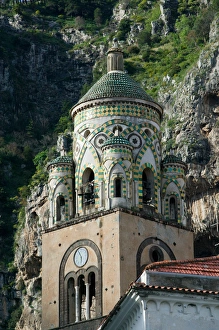 Images Dated 6th May 2005: Europe, Italy, Campania (Amalfi Coast) Amalfi: Bell Tower of the Chiostro del Paradiso