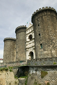 Campania Prints: Europe, Italy, Campania, NAPLES: Castel Nuovo