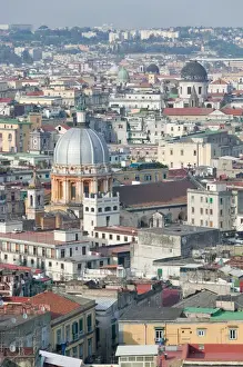 Images Dated 3rd May 2005: Europe, Italy, Campania, Naples: City & Churches from Vomero Hills / Daytime