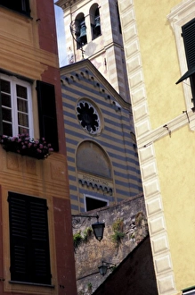 Portofino Prints: Europe, Italy, Liguria, Portofino. Buildings