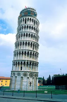 Europe, Italy, Piza. Leaning Tower of Pisa
