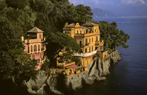 Images Dated 6th March 2009: Europe, Italy, Portofino. Scenic life on the Mediteranean coast of Italy