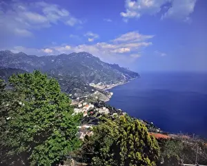 Sea Scape Prints: Europe, Italy, Ravello. Ravello offers one of the best views of the Amalfi Coast