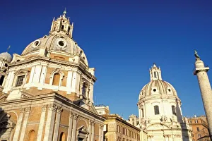 Images Dated 4th November 2011: Europe, Italy, Rome. Santa Maria Di Lorento and SS. Nome di Maria Church