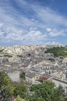 Italy Prints: Europe, Italy, Sicily, Ragusa, View of Ragusa Upper Town