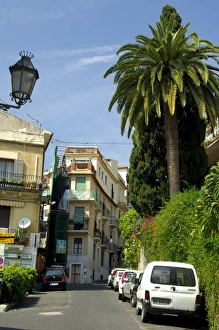 Images Dated 27th June 2007: Europe, Italy, Sicily, Taormina. Typical street