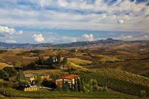 Europe; Italy; Tuscany; San Quirico D Orcia; Belvedere House in Southern Tuscany