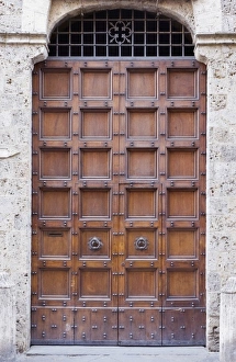 Door Way Prints: Europe, Italy, Tuscany, Siena, Traditional Door