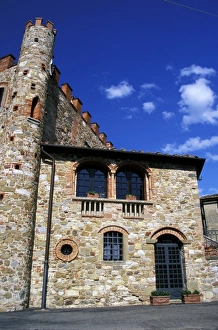 Chianti Prints: Europe, Italy, Umbria, Chianti, Montebenichi. Castelletto di Montebenichi
