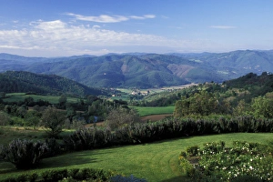 Roll Prints: Europe, Italy, Umbria, Perugia. Scenic rolling hills