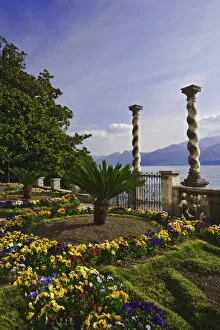 Images Dated 27th April 2008: Europe, Italy, Varenna. Villa on the shores of Lake Como. Credit as: Dennis Flaherty
