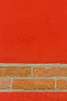 Images Dated 23rd November 2011: Europe, Italy, Venice. Design contrast on building wall