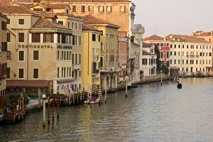 Europe, Italy, Venice. Section of the Grand Canal in late afternoon. Credit as: Wendy
