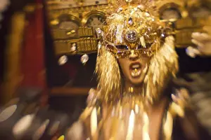 Carnival Prints: Europe; Italy; Venice; Selective Focus of Carnival Mask