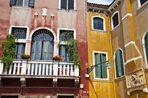 Images Dated 28th May 2010: Europe; Italy; Venice; Street Scenes from Venice With Flower Boxes