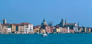 Europe, Italy, Venice. View along the Canale Della Giudecca