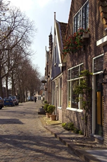 Europe, The Netherlands (aka Holland). Medieval cheese producing town of Edam