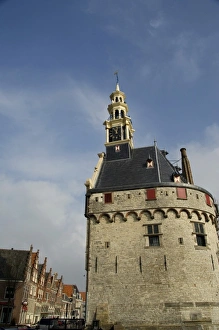 Europe, The Netherlands (aka Holland), West Friesland, Hoorn. Hoofdtoren tower located