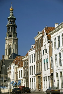 Europe, The Netherlands (aka Holland), Zeeland, Middelburg. 300 foot tall Lange Jan