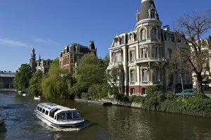 Images Dated 24th April 2004: Europe, Netherlands, Holland, Amsterdam, Victorian era houses along the Singelgracht
