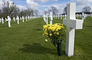 Images Dated 6th April 2008: Europe, Netherlands, Limburg, Mstricht, Netherlands American Cemetery at Margraten