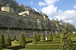 Images Dated 6th April 2008: Europe, Netherlands, Limburg, Mstricht, Chateau Neercaane, terraced castle, UNESCO site