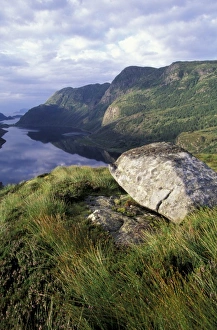 Nord Fjord Prints: Europe, Norway, Maloy. Alpine tundra above the Nordfjord