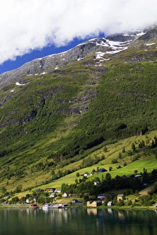Images Dated 29th June 2014: Europe, Norway, Olden. Nordfjorden near Olden