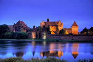 Poland Prints: Europe, Poland, Malbork. Medieval Malbork Castle