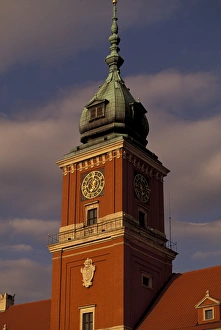 Images Dated 1st September 2003: EUROPE, Poland, Warsaw Plac Zamkovy, Warsaw Castle Tower