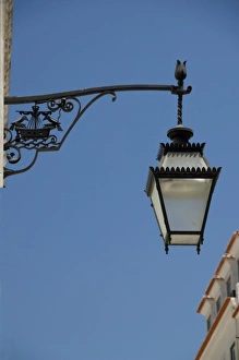 Europe, Portugal, Lisbon (aka Lisboa). The Lower Town (aka Baixa quarter) Iron ship