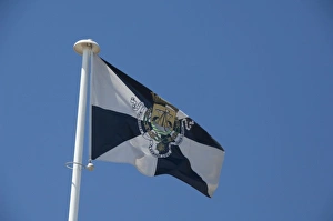 Images Dated 3rd June 2010: Europe, Portugal, Lisbon (aka Lisboa). Flag
