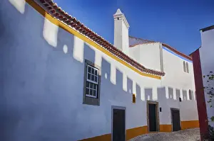 Images Dated 29th June 2011: Europe; Portugal; Obidos; Colorful building of Obidos