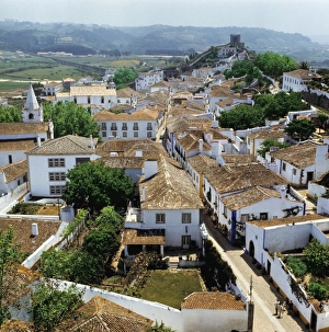 Obidos Prints: Europe, Portugal, Obidos. Obidos, The Wedding City, was the bridal gift of Portuguese