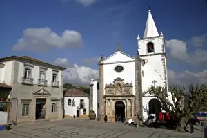 Images Dated 27th March 2007: Europe, Portugal, Obidos. Santa Maria Church in Obidos