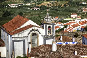 Images Dated 29th June 2011: Europe; Portugal; Obidos; Street just outside of the Old Walls of Town