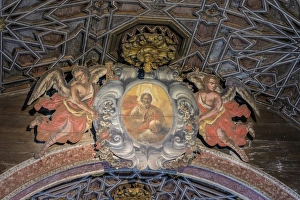 15th Century Prints: Europe, Portugal, Sintra, Sintra National Palace, Palatine Chapel detail