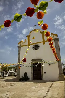 Algarve Prints: Europe; Portugal; Tavira; Chapel of Sao Sebastiao - Ermida de Sao Sebastiao during