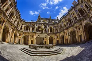 Convent Prints: Europe; Portugal; Tomar; The Convent of the Order of Christ (Portuguese: Convento de Cristo)