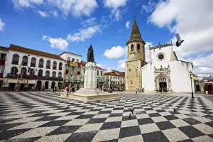 Images Dated 8th July 2011: Europe; Portugal; Tomar; Main Square of Tomar during festival the Festa dos Tabuleiros