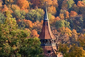Images Dated 27th October 2015: Europe, Romania, Brasov. Poarta Schei district. Olimpia Restaurant near George Street