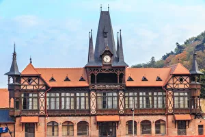 Images Dated 27th October 2015: Europe, Romania, Brasov. Poarta Schei district. Olimpia Restaurant near George Street